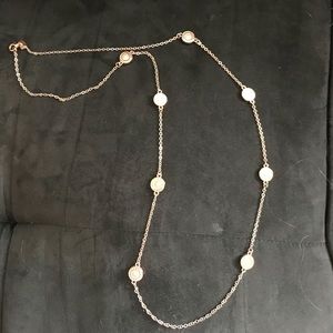 Rose gold necklace